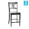 Flash Furniture Gray Wash Walnut Solid Wood Counter Stools, 2PK ES-STBN1-24-GY-2-GG - alternate 2